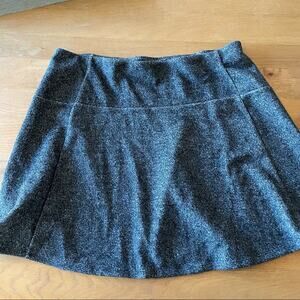 NEW Loft soft fleece mini skirt elastic waist unlined womens size XL